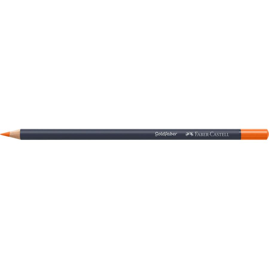 Faber-Castell - Crayon de couleur Goldfaber orange cadmium foncé
