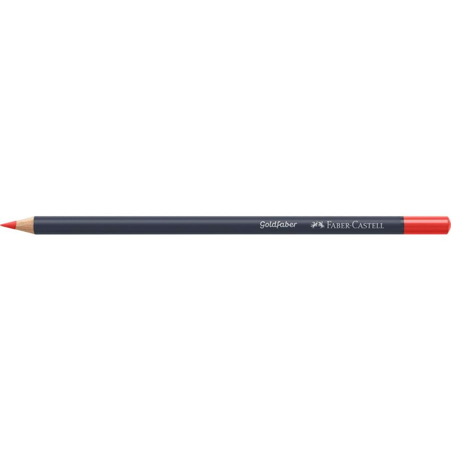 Faber-Castell - Crayon de couleur Goldfaber rouge écarlate