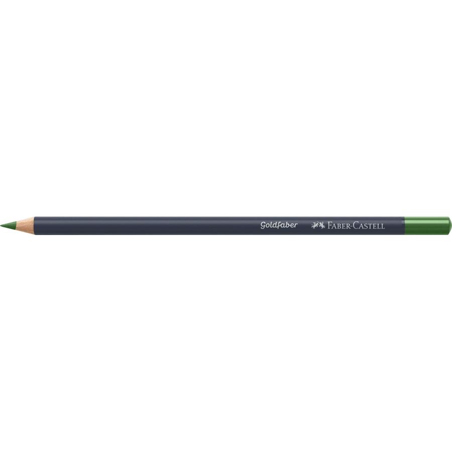 Faber-Castell - Crayon de couleur Goldfaber vert permanente olive