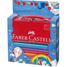 Faber-Castell - Jumbo Grip colouring set Hot-air Balloon, 25 pieces