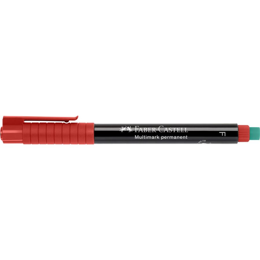 Faber-Castell - Multimark overhead marker permanent, F, red