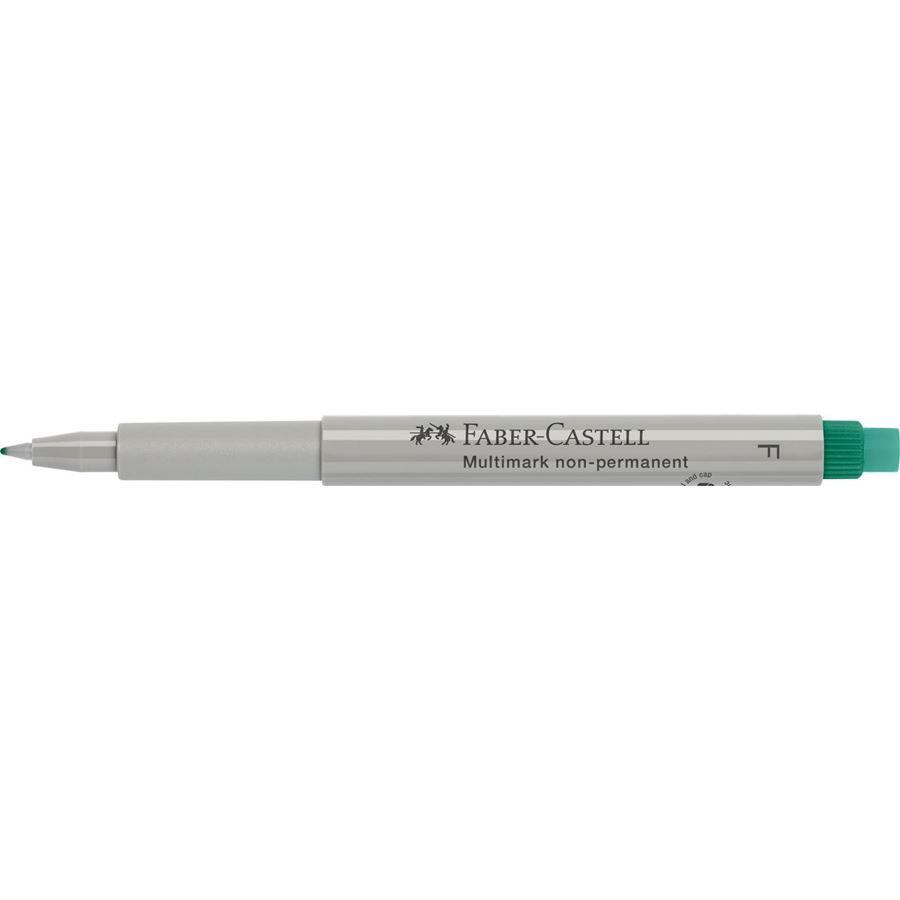 Faber-Castell - Feutre multiusage Multimark non-permanent F vert