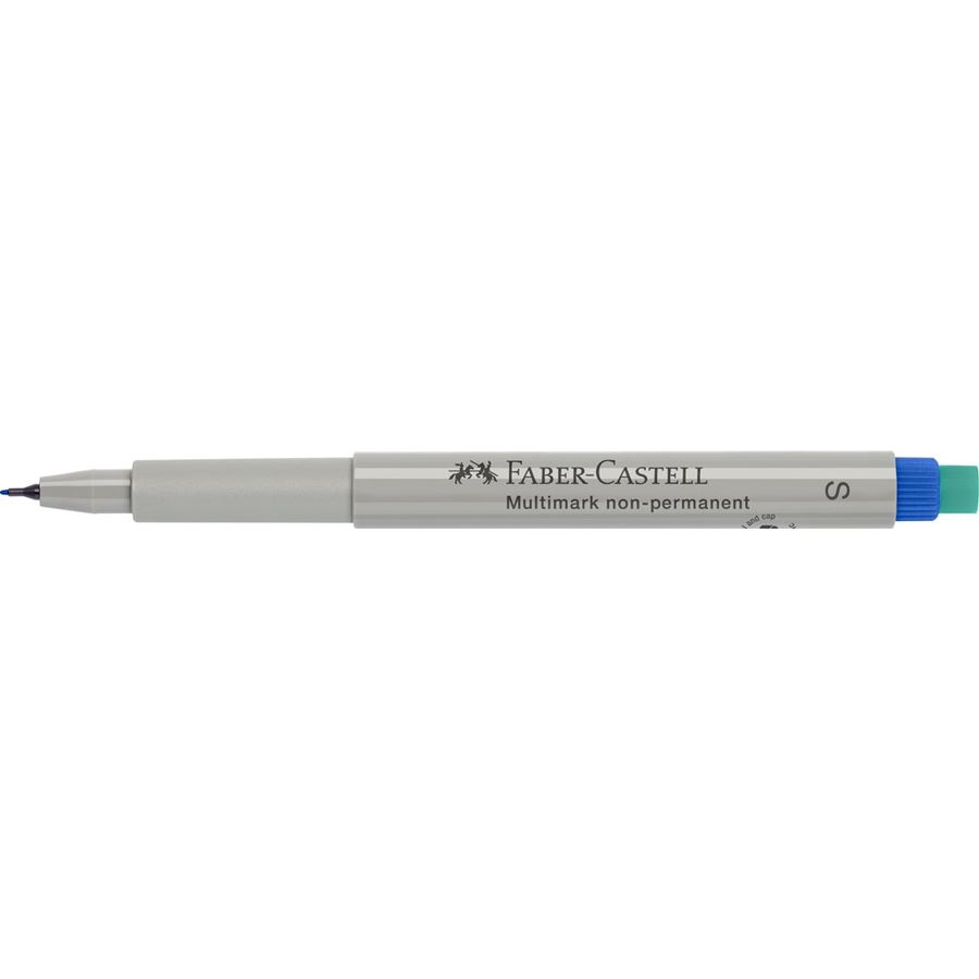 Faber-Castell - Feutre multiusage Multimark non-permanent S bleu