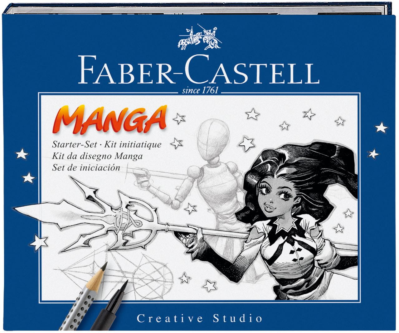 Faber-Castell - Feutre Pitt Artist Pen, Manga kit pour apprendre