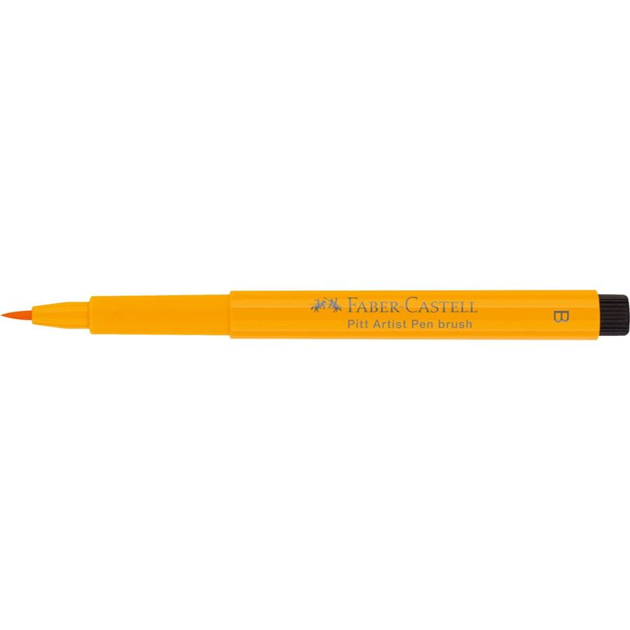 Faber-Castell - Feutre Pitt Artist Pen Brush jaune chrome foncé