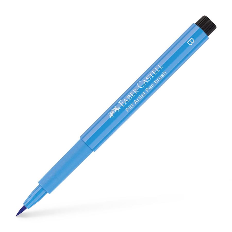 Faber-Castell - Feutre Pitt Artist Pen Brush bleu de smalt