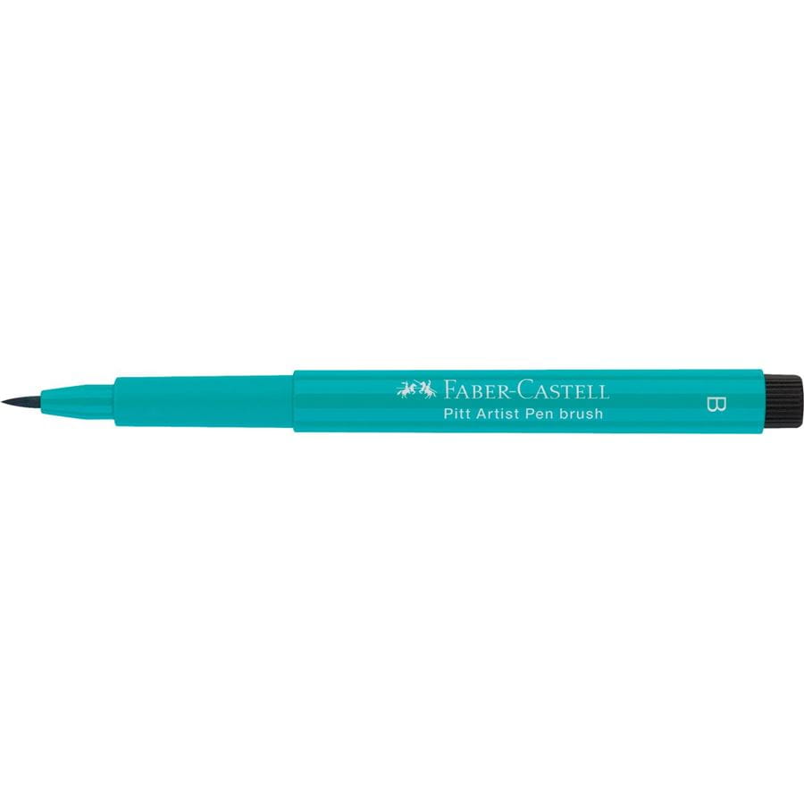 Faber-Castell - Feutre Pitt Artist Pen Brush vert de cobalt