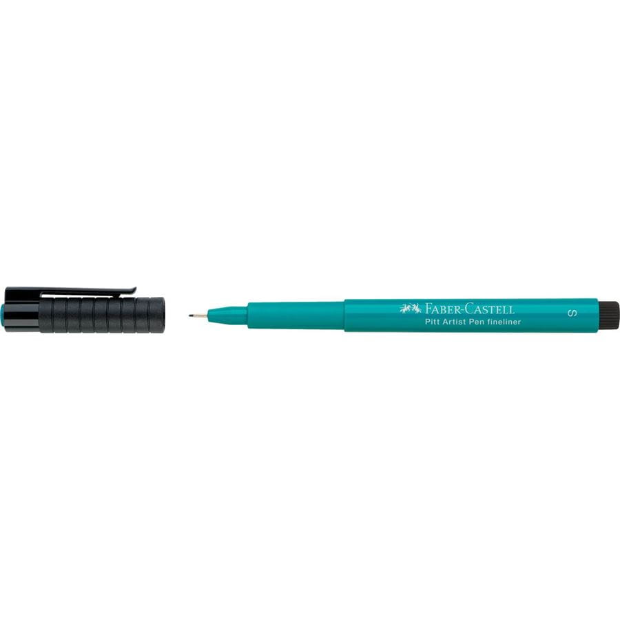 Faber-Castell - Feutre fin Pitt Artist Pen S vert de cobalt