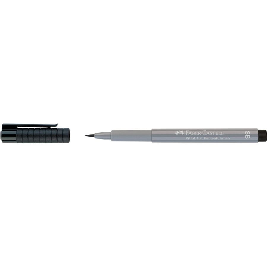 Faber-Castell - Pitt Artist Pen Soft Brush India ink pen, cold grey III