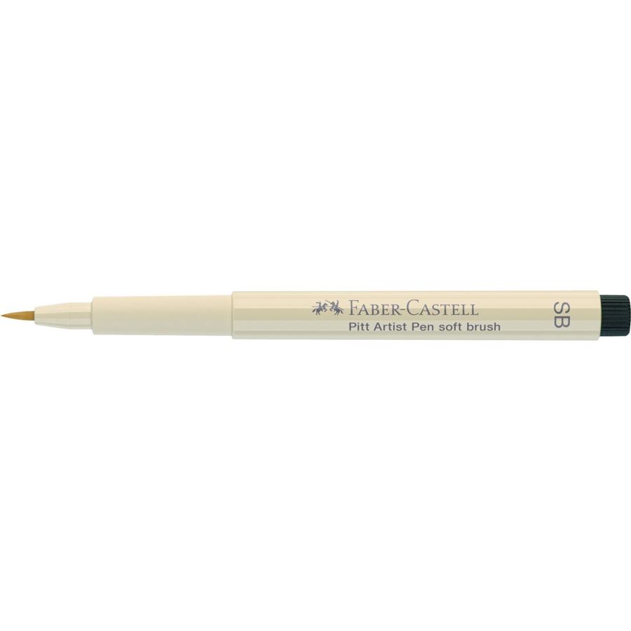 Faber-Castell - Pitt Artist Pen Soft Brush India ink pen, warm grey I