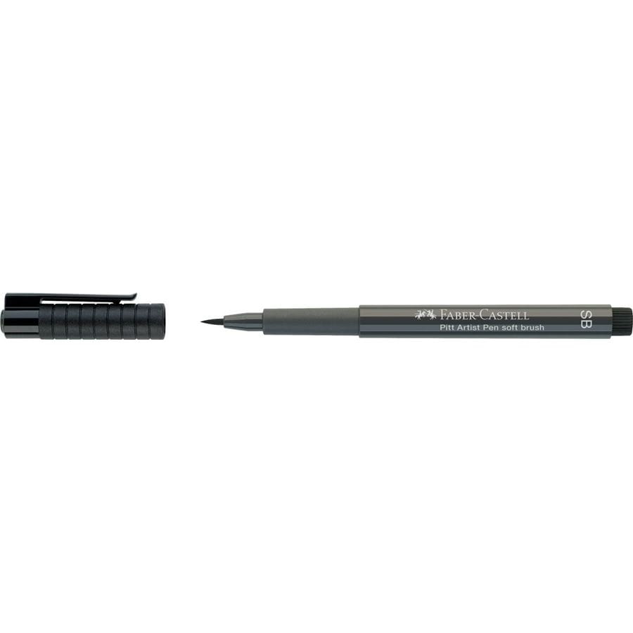 Faber-Castell - Pitt Artist Pen Soft Brush India ink pen, warm grey V