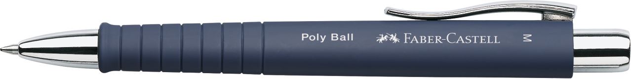 Faber-Castell - Stylo-bille Poly Ball bleu M