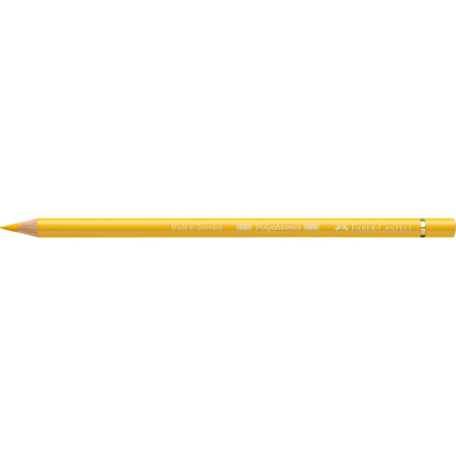 Faber-Castell - Crayon de couleur Polychromos 108 jaune cadmium foncé