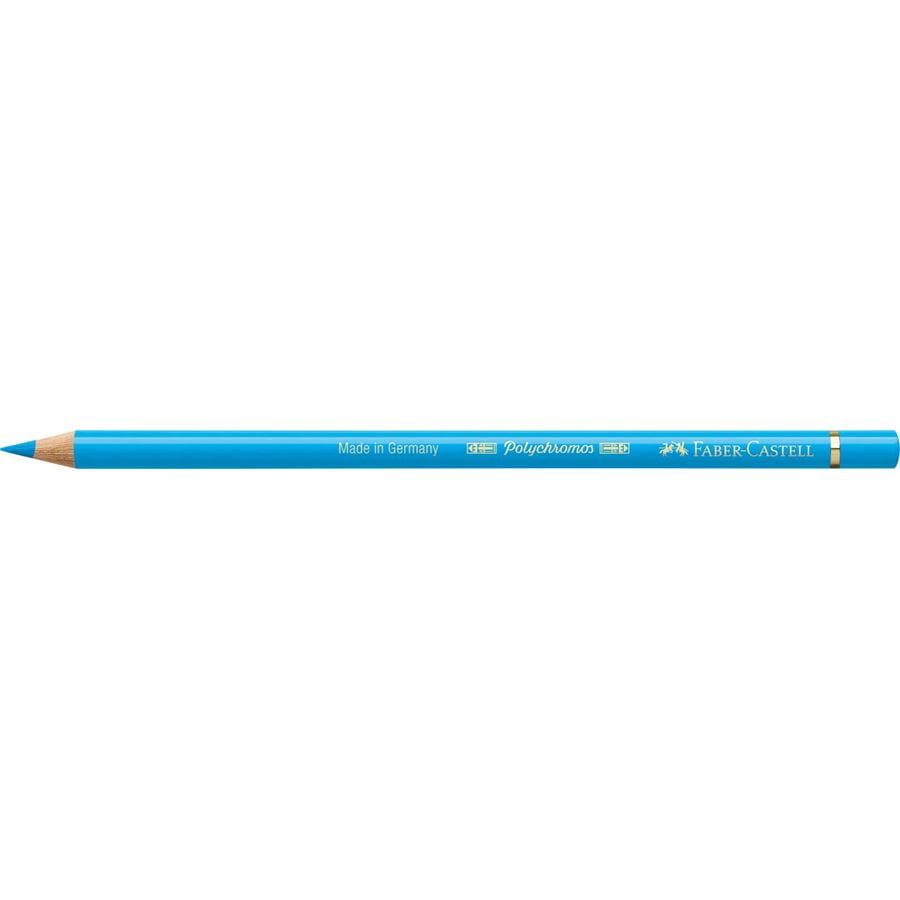 Faber-Castell - Crayon de couleur Polychromos 145 bleu phtalo clair