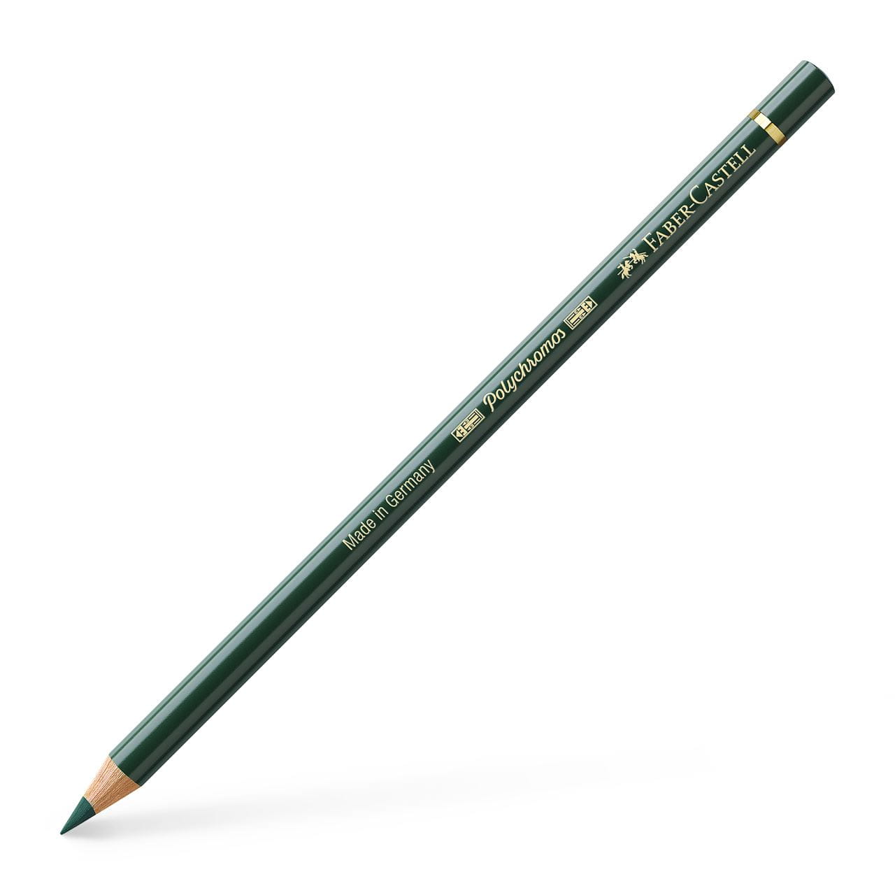 Faber-Castell - Polychromos colour pencil, 278 chrome oxide green