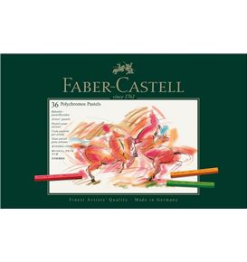 Faber-Castell - Craie pastel Polychromos boîte de 36