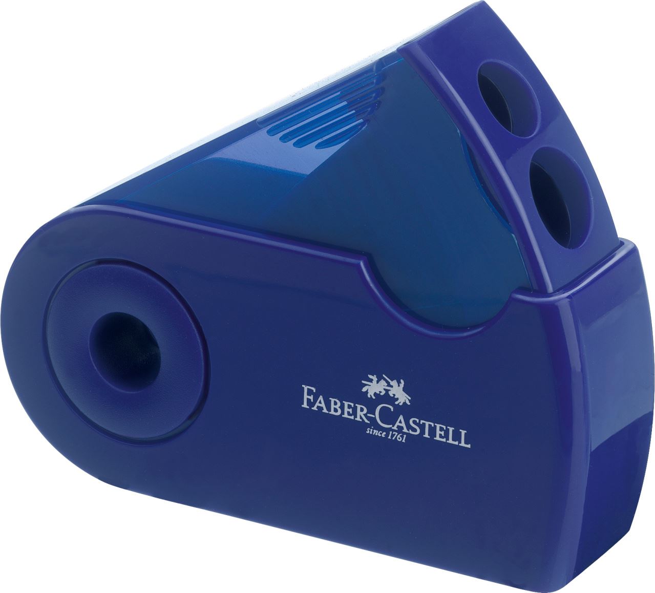 Faber-Castell - Sleeve twin sharpening box, red/blue, sorted
