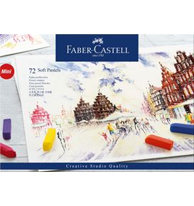 Faber-Castell - Soft pastels mini, boîte de 72