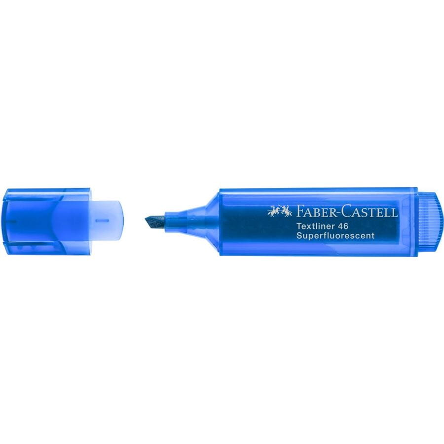 Faber-Castell - Textliner 46 Superflourescent, blue