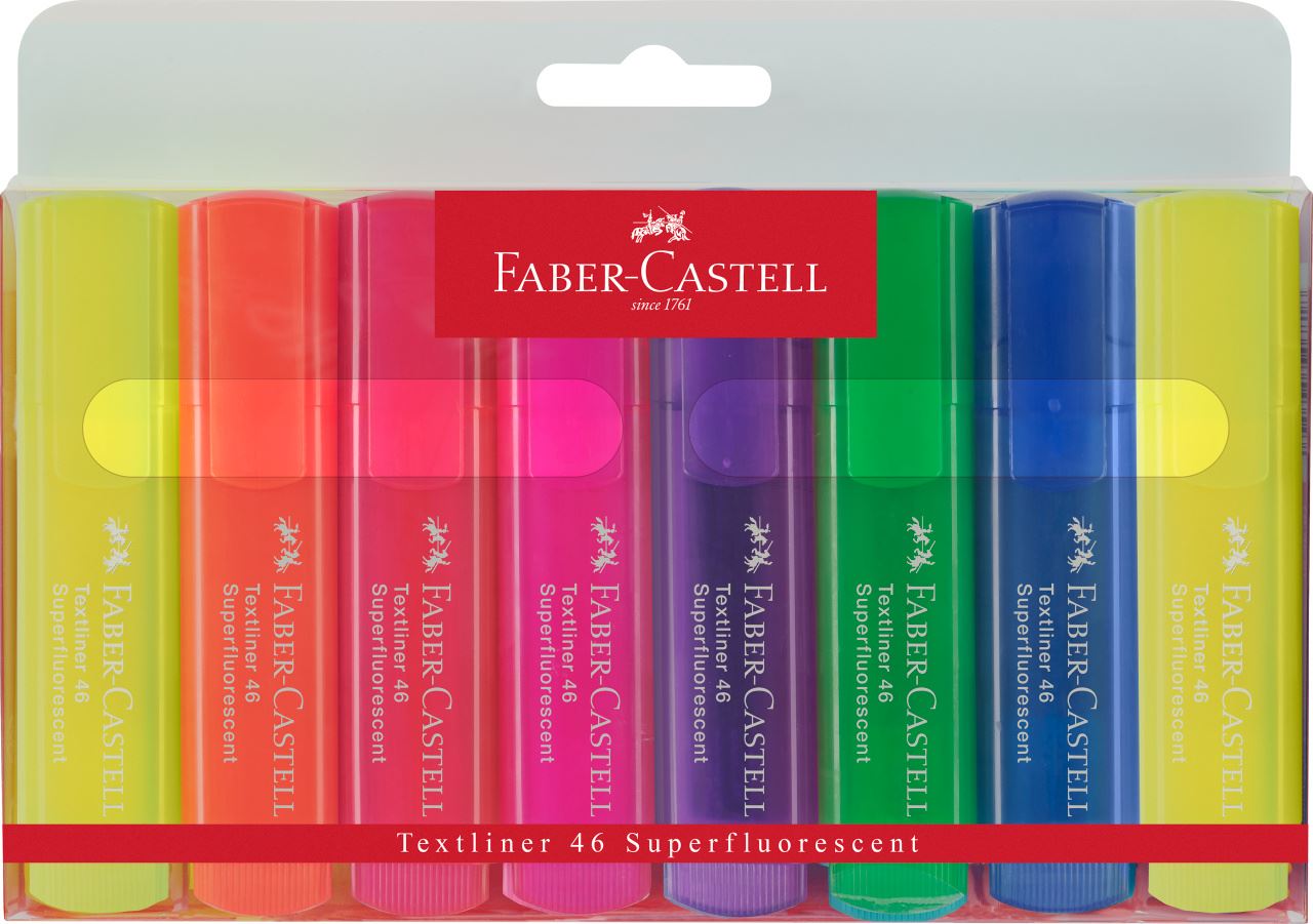 Faber-Castell - Surligneur Textliner 1546 étui de 8