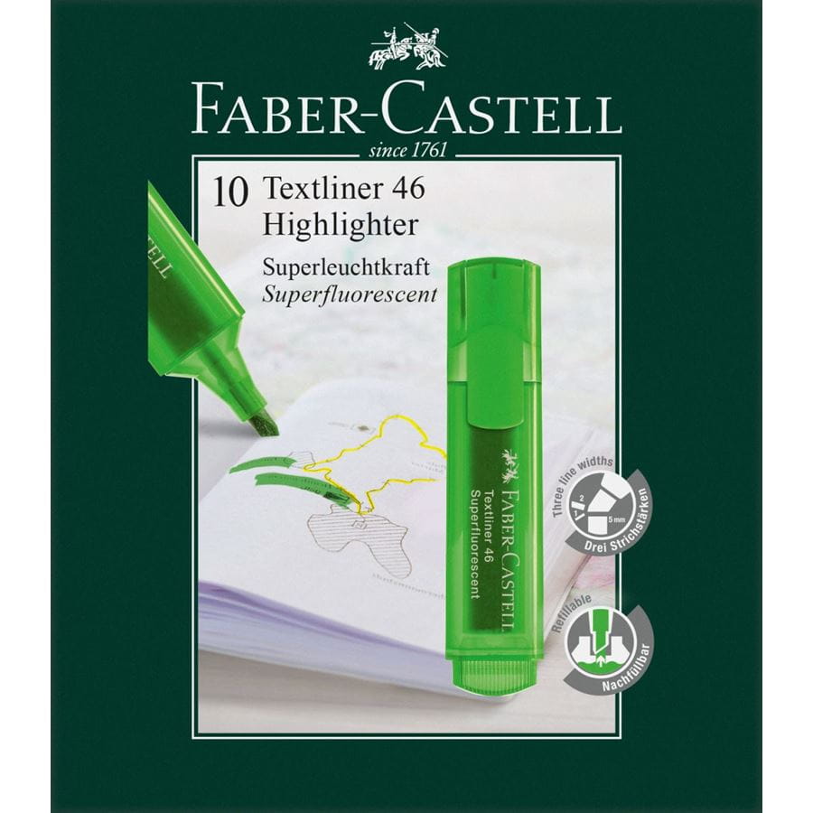 Faber-Castell - Surligneur Textliner 1546 vert