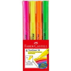 Faber-Castell - Textliner 38, wallet of 4