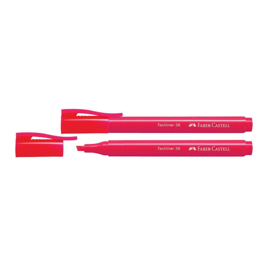 Faber-Castell - Surligneur fluorescent rouge