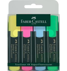 Faber-Castell - Surligneur Textliner 48 étui de 4