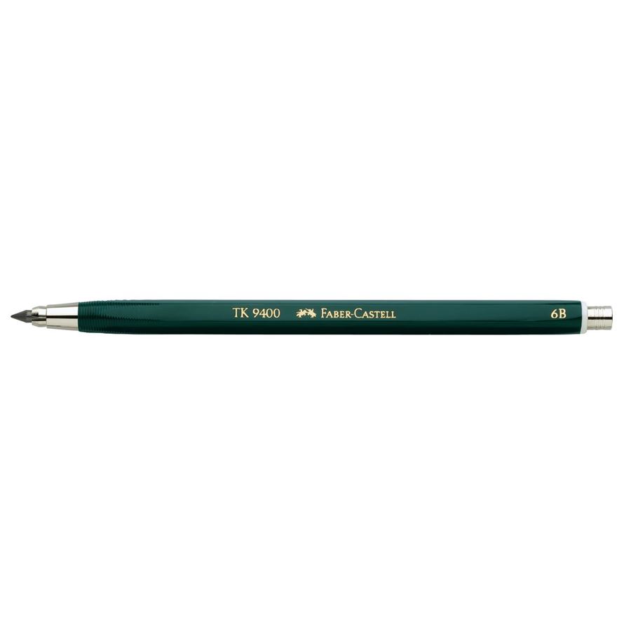 Faber-Castell - TK 9400 clutch pencil, 6B, Ø 3.15 mm